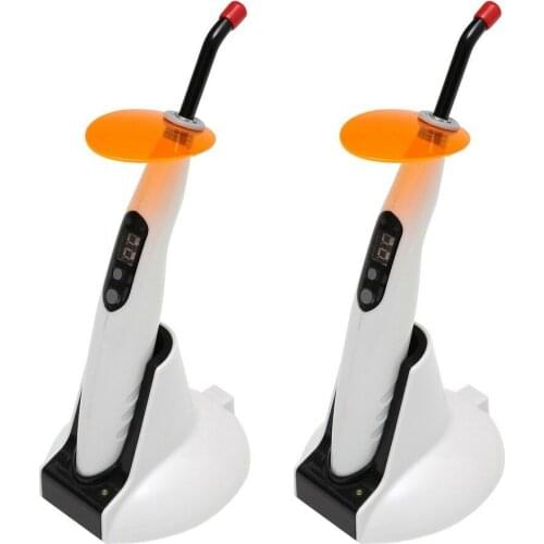 2PCS Dental Wireless Cordless Four Working Modes LED Curing Light Woodpecker style cure LED B New T4