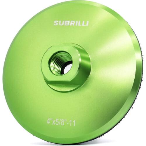 4 Inch Aluminum Backer Pad Top Quality Backing Holder For Diamond Polishing Pad Hook & Loop Back Up Pad Polish Bonnet 100mm