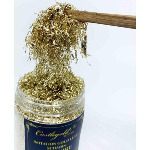 A bottle of Colorful Craft decoration Sparkling Taiwan Imitation Gold foil wire