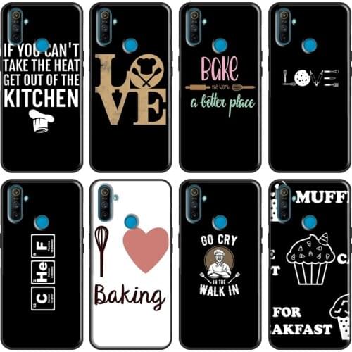 Baking Cook Chef Cover For OPPO Realme C3 C11 C15 XT 5 6 7 X2 X7 Pro GT Case For OnePlus 8 Pro Nord 7T 8T Cover
