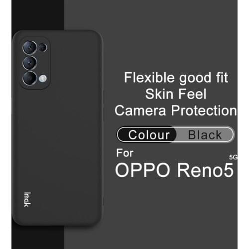 For OPPO Reno 5 Case IMAK UC-2 Frosting Flexible Thin and light Soft TPU Back Cover Case for OPPO Reno5 Pro 5G