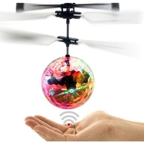 Colorful Flying Ball Helicopter RC Flying Ball Drone Helicopter Ball Built-in Shinning LED Lighting Flying Toys for Kids