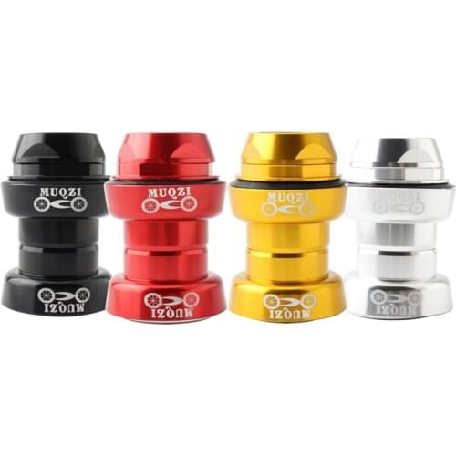 MUQZI 1 1/8 " 30mm Bike 1 Inch Headset For 25.4mm Threaded 22.2mm Fork Stem Road Racing Fixed Gear Bicycle Bearing Headsets