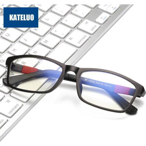 KATELUO 2020 Computer Goggles Anti Blue Light Laser Fatigue Radiation-resistant Reading Glasses Eyeglasses Frame 13022