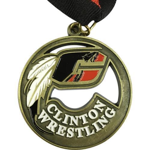 Customized hollow zinc alloy medal hot 3D die-casting engraving medal