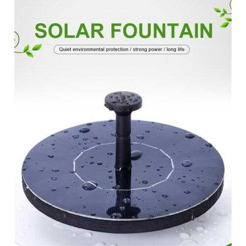 Solar Fountain Watering kit 7V Power Solar Pump Pool Pond Submersible Waterfall Floating Solar Panel Water Fountain For Garden