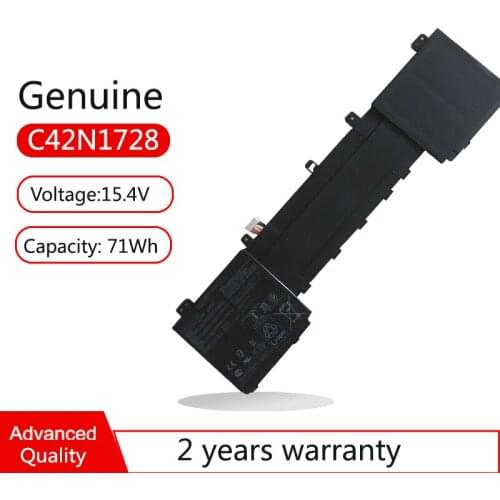 New C42N1728 0B200-02520200 Laptop Battery For Asus ZenBook Pro UX550GD-8750 UX580GD-BI7T5 UX580GE-BN037T UX550GDX 0B200-0252010