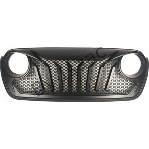 Suitable for Jeep Wrangler JL Jeep Wrangler New Mesh Front Face Grille Modification