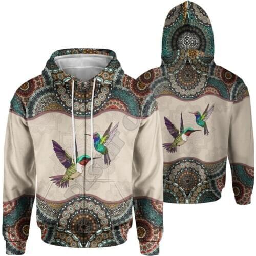 Bird 3D Hoodies Printed Harajuku Coat Jacket Men For Women Fashion Zipper hoodies Drop Shipping
