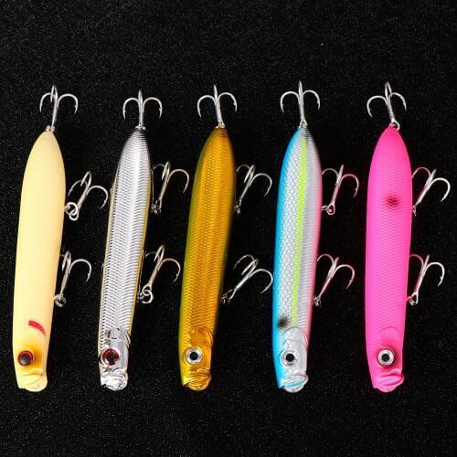 Cat Claw Fishing Lure Origin Pencil Stick Bait Hard Bait For Sea Bass Casting Super Shot Floating Trolling Wobblers Surface 404P