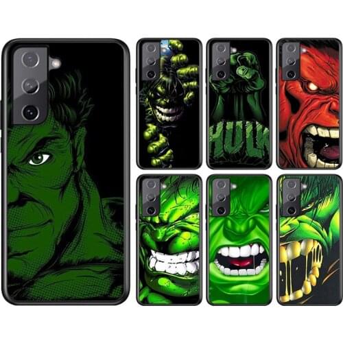 Marvel Super Hero Avengers Hulk For Samsung Galaxy S21 S20FE S10 S10e S9 S8 S7 S6 Ultra Plus Lite Edge 5G Phone Case