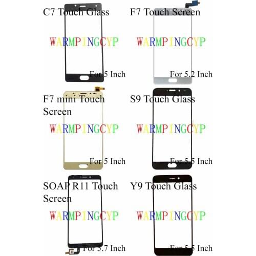 Touch Screen For SUGAR C7 Glass F7 mini S9 SOAP R11 Y9 C09
