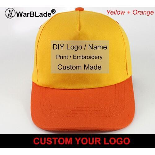 LOGO Custom Embroidery Hats Baseball Snapback Cap Custom Acrylic Cap Adjustable Hip Hop or Fitted Full closure Hat WarBLade