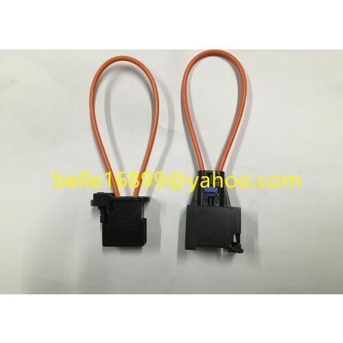Female man MOST Optical Optic Fiber Cable Loop Connector Diagnostic Device Tool Navigation Systems for VW Audi BMW Mercedes 2set
