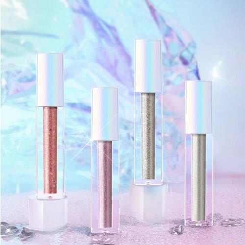 KAN 4Color Metallic Shiny Eye Shadow Charming Shimmer Waterproof Glitter Pigment Liquid Eye Shadow Makeup Cosmetics