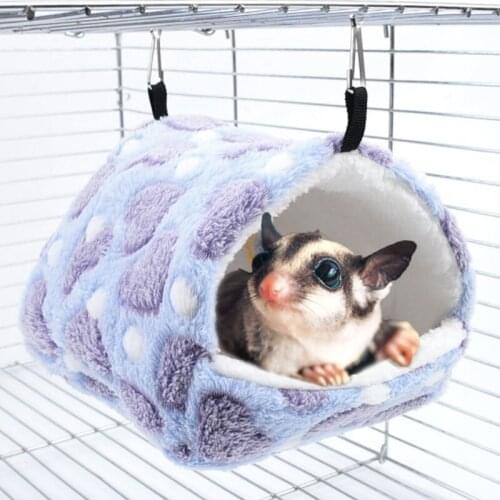 S-XL Warm Pet house Cage Hamster Accessories guinea pig Bed House bed solid Small Animal Nest For Rodent/Guinea Pig/Rat