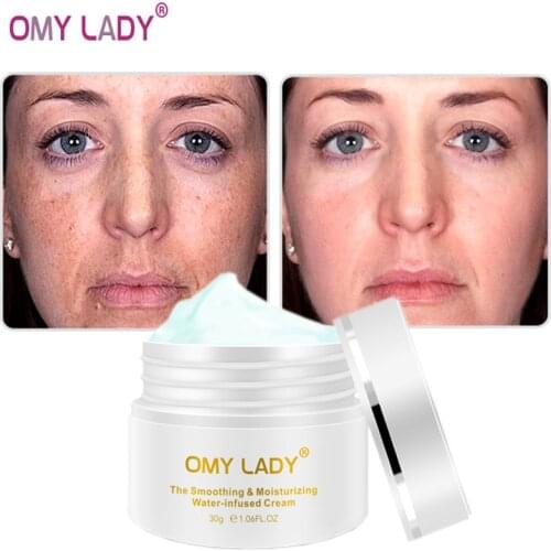 OMY LADY Hyaluronic acid Moisturizing Face Cream Anti Wrinkles Anti-Aging whitening Lifting Firm Popping Bead Serum Cream Care