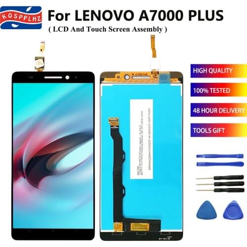 High Quality For Lenovo A7000 Plus LCD Display + Touch Screen Digitizer Assembly Replacement For Lenovo A7000Plus A7000+ +Tools