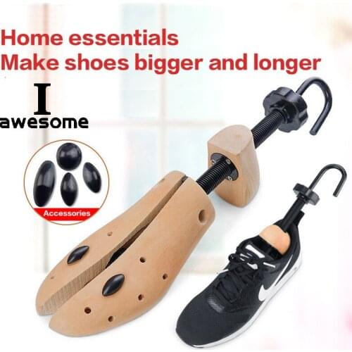 High Quality Adjustable Wooden Shoe Trees Shape For Women Men Wood Shoes Tree Professional Shoe Stretchers Extender Keeper