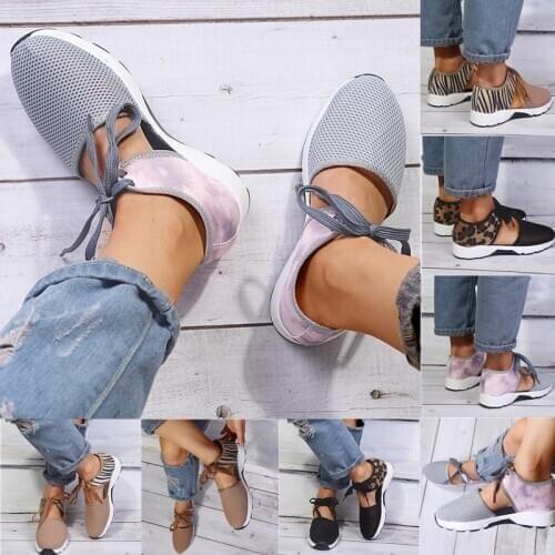 New Women Flats 2020 Spring Summer Ladies Mesh Flat Shoes Women Soft Breathable Sneakers Women Casual Shoes Zapatos De Mujer