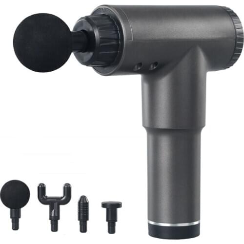 LCD Display Body Massage Gun Exercising Muscle Electric Massager Gun head Massager for Neck and Back Vibrator Slimming Shaping