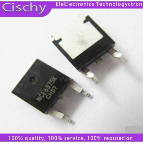 10PCS NCE6075K TO252 NCE6075 TO-252 6075K 60V 75A