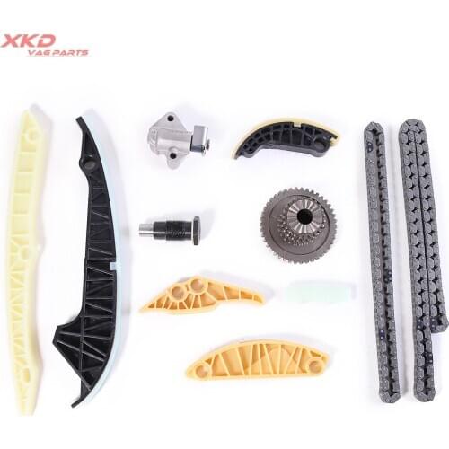 11Pcs Timing Chain Set For V-W Je-tta Golf MK5 MK6 Beetle CC Passat CC A-udi A4 S6 Q3 Q5 TT EA888 1.8T 2.0T