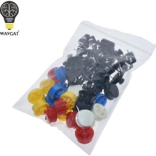 25pcs 12X12MM Big key module Big button module Light touch switch module with hat High level output for arduino usb DIY Kit