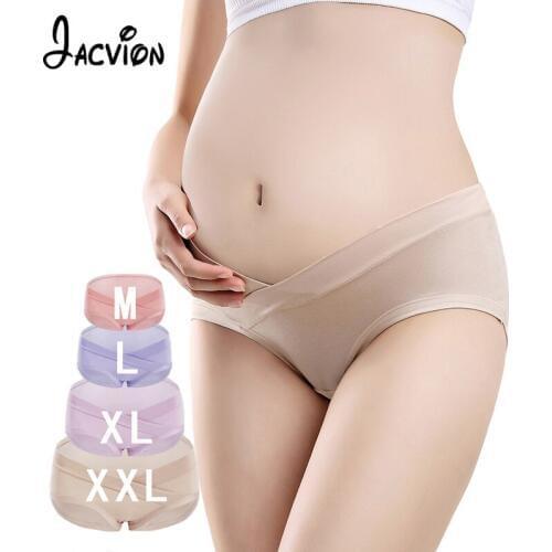 3 Pieces/Set Cotton Pregnancy & Maternity Women Underwear U-Shaped Low Waist Pregnant Underwear Briefs Lady Maternity Panties