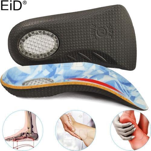 3D U-shape Eva orthotic arch support insoles for flat feet orthopedic half shoe insole insolent shoes cushion Plantar Fasciitis