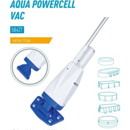 58427 Bestway Aqua Powercell Vac Cleaner For SPAs & AGP Totally Submersible Body Vacuum Debris On Pool/Spa Floor to Clean Water