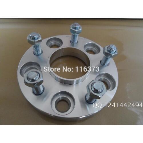 2pcs Aluminum Wheel Adapters 5x114.3mm Center Bore 66.1mm thread 12x1.25mm15mm/20mm/25mm/32mm wheels adapter spacers