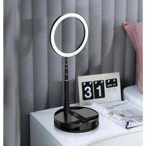 New Dimmable LED Selfie Ring Light 3500-6000K 160 LED beads USB Interface Cellphone Video Light Photography Lighting With Tripod