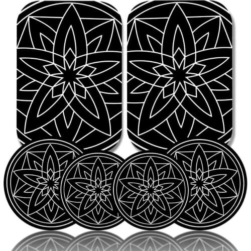 Tongdaytech Magnetic Disk For Car Phone Holder Iron Sheet Metal Plate For Magnet Car Mount Phone Holder Stands Support in Car