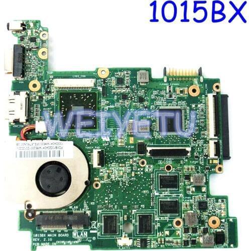 1015BX Motherboard With Fan Heatsink For Asus EeePC 1015BX Laptop Mainboard Rev 2.1G 100% Tested