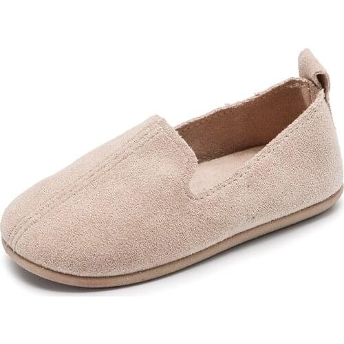 JGVIKOTO Unisex Kids Loafers Soft Boys Girls Flat Shoes Candy Color Moccasins For Children Quality Breathable Boat Shoes 4 Color