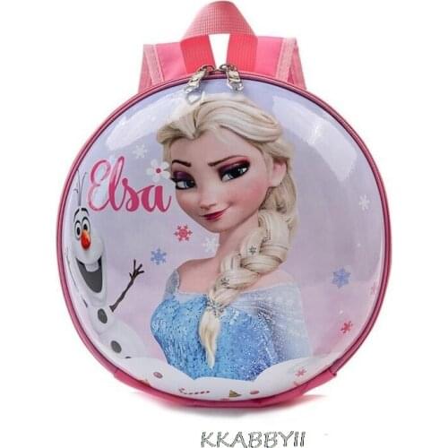 New Frozen Elsa Schoolbag Children Backpack Hard Shell Backpack Kids Cartoon Mini Shoulder Bag Kids Cute Bags