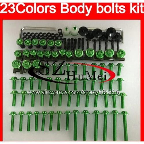 Fairing bolts full screw kit For HONDA NSF100 06 07 08 09 10 NSF 100 NSF-100 2006 2007 2008 2009 10 Windscreen bolt screws Nuts