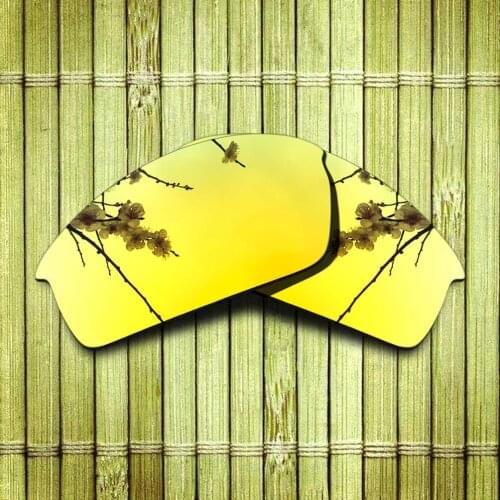 Polarized Replacement Lense For-Oakley Bottlecap Sunglasses Frame True Color Mirrored Coating - Yellow Available