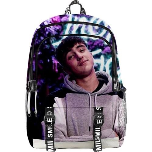 Inoxtag Men Women Backpack Fabric Oxford School Bag Fashion Style Teenager Girls Child Toddler Bag Travel Backpack