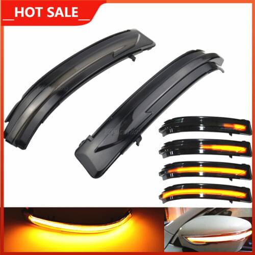 LED Side Mirror Dynamic Turn Signal Sequential Light For Nissan X-Trail T32 Rogue Qashqai J11 Murano Z52 Juke Navara Pathfinder