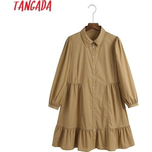 Tangada Solid Summer Dresses