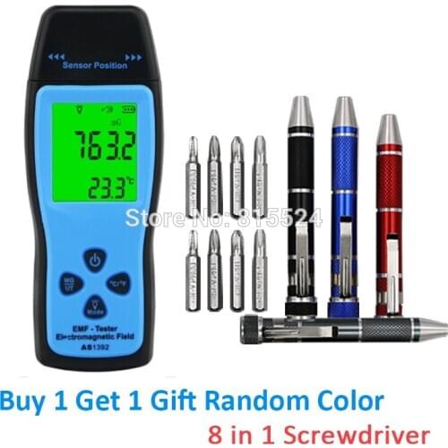 SMART SENSOR AS1392 Professional Home Handheld Electromagnetic Radiation Detector Meter LCD Digital Measuring Instrument