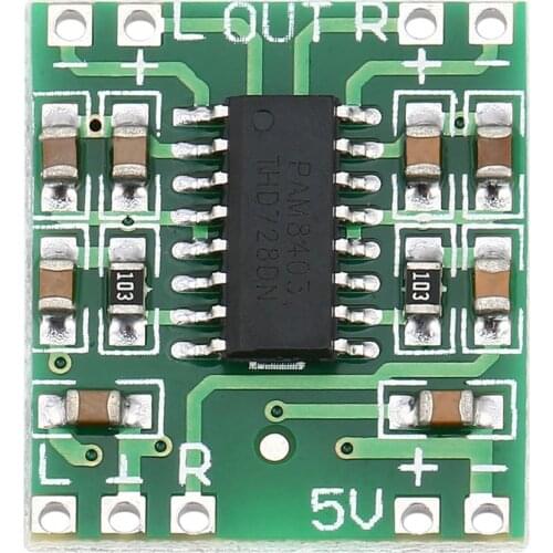 High Quality PAM8403 Audio Module DC 5V Mini Class-D digital amplifier board LCD