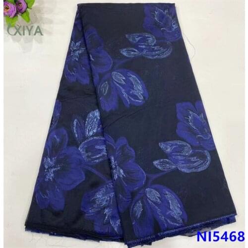 Embroidery Jacquard Lace Fabric High Quality African Brocade Lace Fabric French Tulle Nigeria Lace Fabric for Woman Dress NI5468