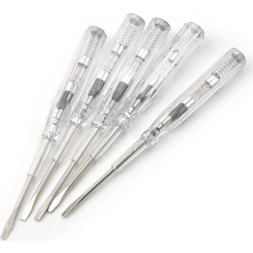 1PCS 100-500V Induced Electrical Tester Screwdriver Test Probe Pen Voltage Detector light