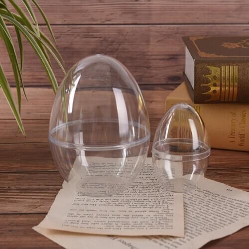 1Pc DIY Bath Bomb Mold Plastic Clear Mould Reusable Eggs Shape Crafting Home Hotel Decor For Christmas Gift Bath Care Tool