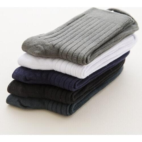 5 Pairs 2019 Winter High Quality Cotton Socks Men Business Breathable Deodorant Men Socks носки носки мужские Calcetines Hombre