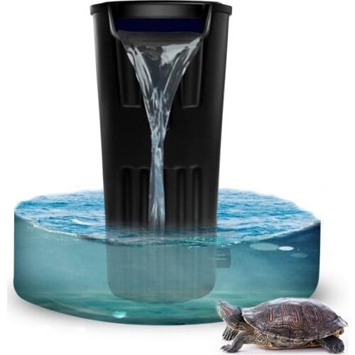 Filter Turtle Tank Low Water Level Shallow Water Small Fish Tank Waterfall Type Small Silent Built-in Water Purifier Turtle Pump