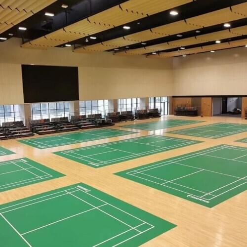 Beable Factory Price PVC Sports Plastic Court Flooring For Badminton